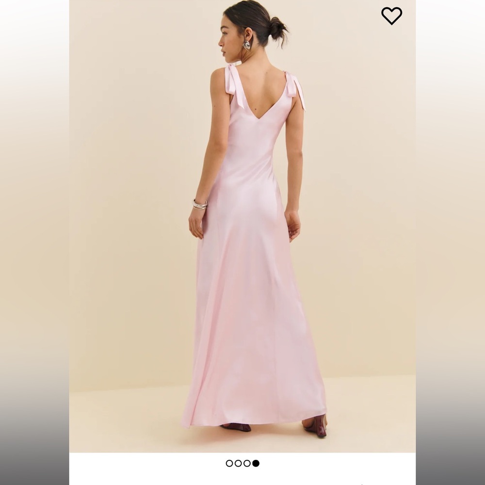 Reformation Cherry Blossom Pernille Silk Dress (Already Hemmed for you!!) - Picture 4 of 6